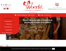 Tablet Screenshot of boulangeriewoerle.com